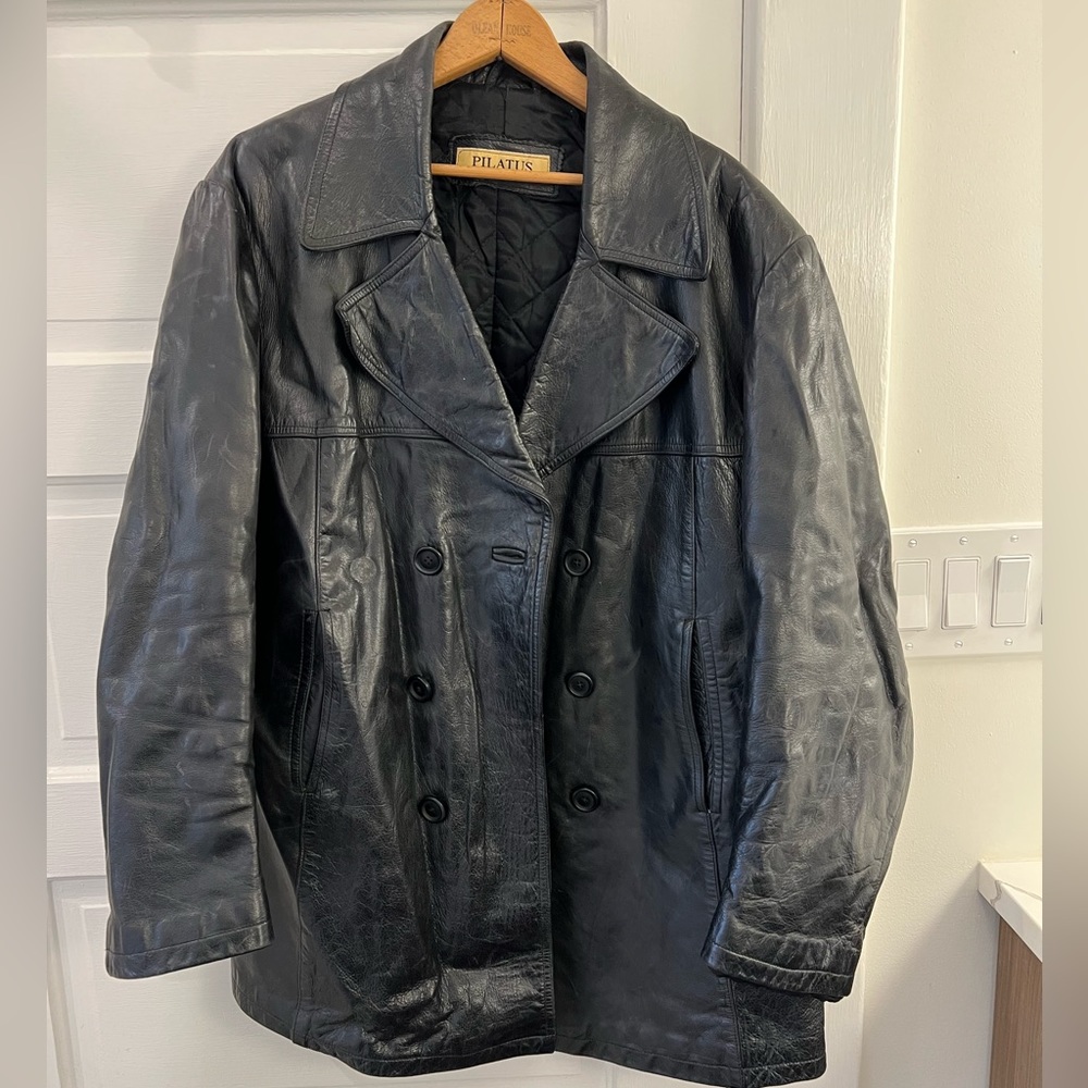 Vintage men’s leather jacket